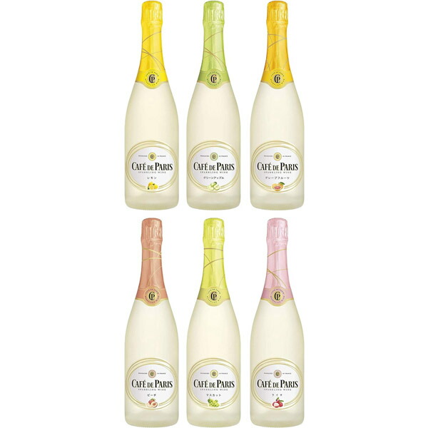 ⚠️酒⚠️Café de Paris ピーチ 750mlカフェドパリ 6本セット Amazon.co.jp: カフェ・ド・パリ（CAFE DE PARIS) 750ml 6種類