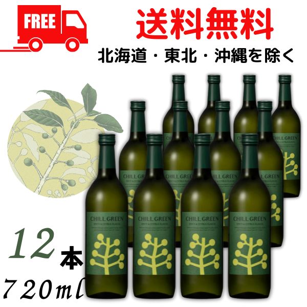 楽天市場】送料無料 チルグリーン 緑 スパイシー&シトラス 25度 720ml