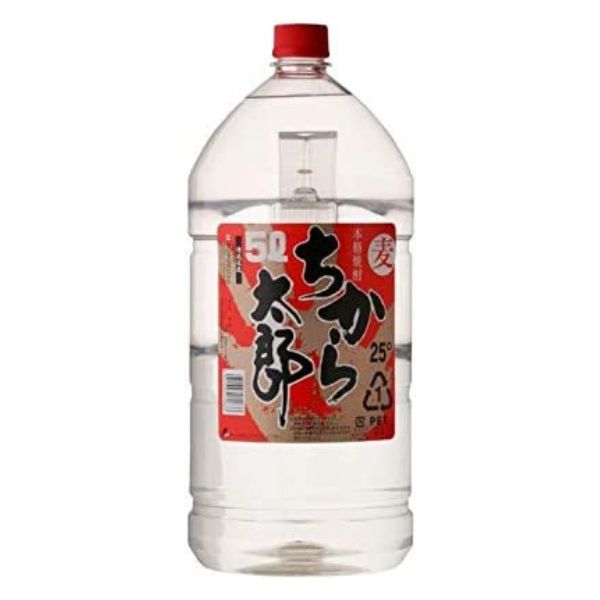 楽天市場】【麦焼酎】ちから太郎 25度 5Lペットボトル【4L