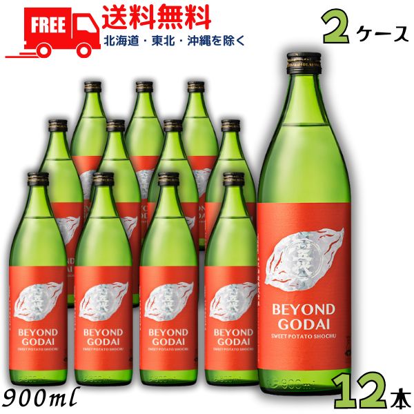 送料無料 BEYOND GODAI ビヨンド ゴダイ 25度 900ml 瓶 2ケース 12本 芋焼酎 山元酒造 【東北・北海道・沖縄・離島の一部を除く（東北は400円、北海道・沖縄はプラス1200円いただきます）】