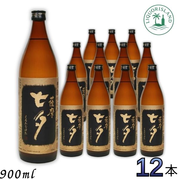 薩摩 黒七夕 25度 900ml 瓶 1ケース 12本 芋焼酎 田崎酒造 8,573円