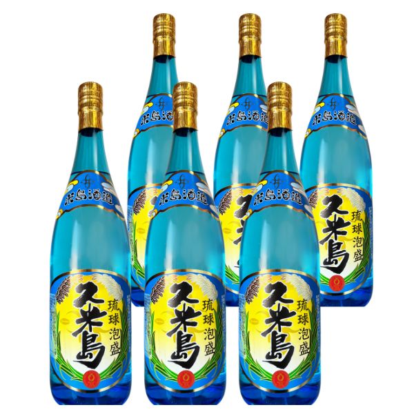 泡盛 米島酒造 久米島 43度 1.8L 瓶 1ケース 6本 1800ml 琉球泡盛