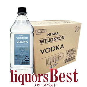 楽天市場】送料無料 業務用 ウィルキンソン ウォッカ 1.8L 40度 1800ml