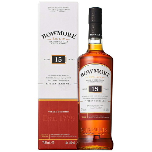 【即日発送】Bowmore 15年 アストンマーチン 1L 即日発送】Bowmore 15年 アストンマーチン 1L
