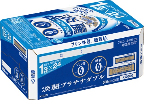 キリン 淡麗プラチナダブル 発泡酒 500ml 正箱 24本 大切な人へ KIRIN