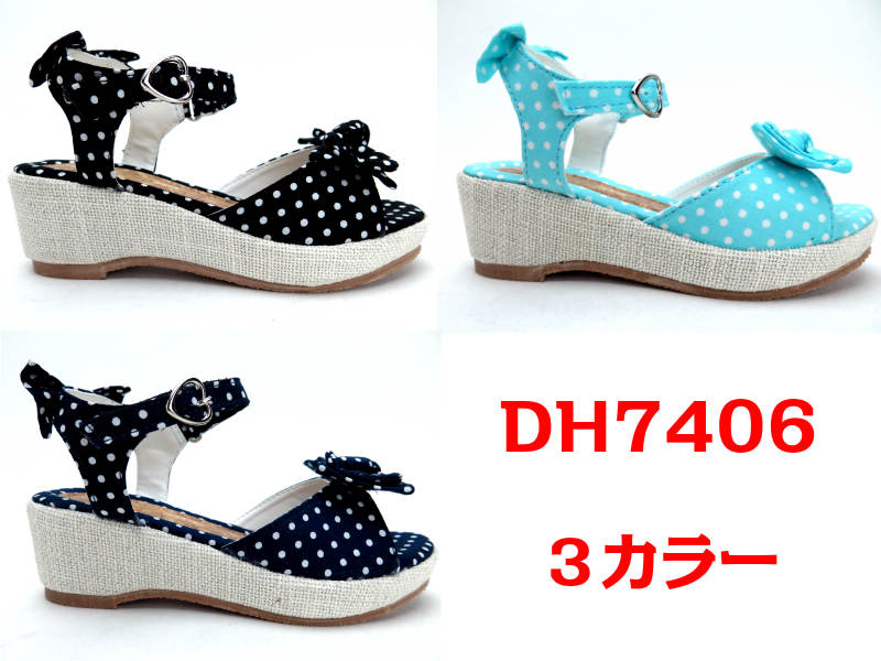 楽天市場 Dh7406 女の子サンダル 子供サンダル キッズサンダル