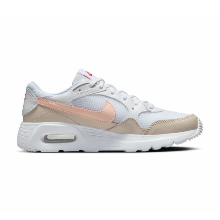 NIKE ナイキ AIR MAX SC GS CZ5358 ホワイト/ピンク/ベージュ(122) ジュニア レディース エア マックス トレーニング ランニング カジュアル スポーティ おしゃれ かわいい