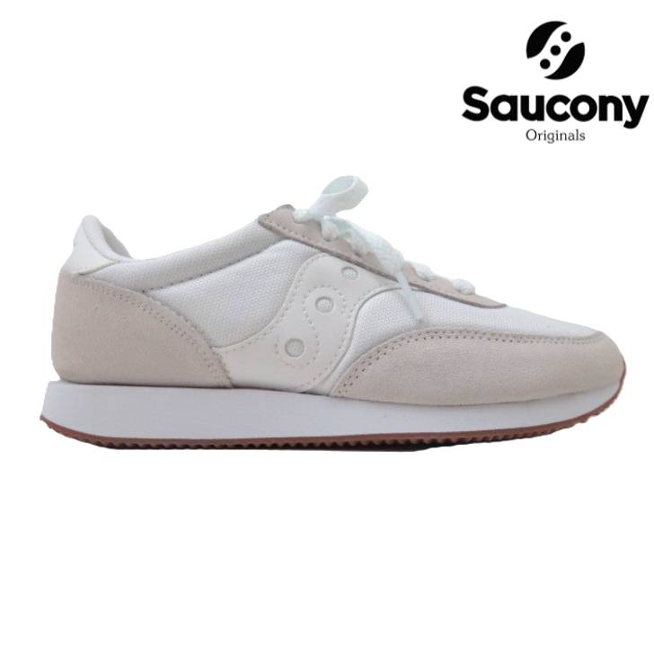 Saucony サッカニー VANTAGE S70870 ホワイト(10) レディース ヴァンテージ 紐靴 シンプル カジュアル ローカット スニーカー|Lise