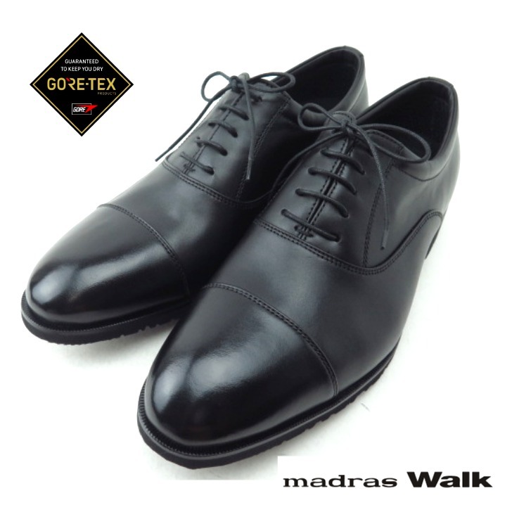 Madras WALK MW8000 ブラックマドラスウォーク ゴアテックスゴアテックス 通気性 雨合羽 夏 蒸れにくいメンズ 商行為シューズ 引っ切りない心付け４Ｅ 第一義的 幅ひろい ゆったり