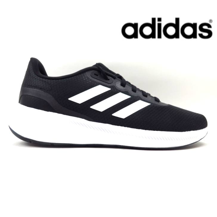 adidas アディダス RUNFALCON3.0 HQ3790 ブラック/ホワイト(B/W)ビッグサイズ メンズ ランファルコン ランニングシューズ マラソン ジョギング シンプル アウトドア 軽量 軽い