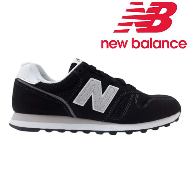new balance ニュー平衡にするML373KB2 黒いこと(BK)メンズ レディース   駈けっくら 心地よい スエードクロス なめし革  分かりやすい 第一義的 古典派音楽