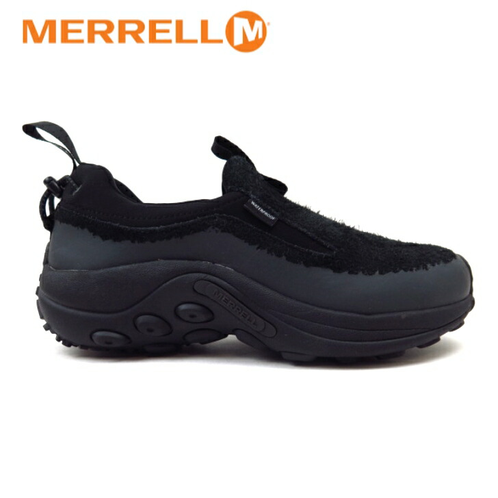 MERRELL メレル JUNGLE MOC EVO WINTER WP J005409 ブラック/ブラック(BLK/BLK) メンズ ジャングル モック ウォーキング スリッポン アウトドア キャンプ 撥水 防水