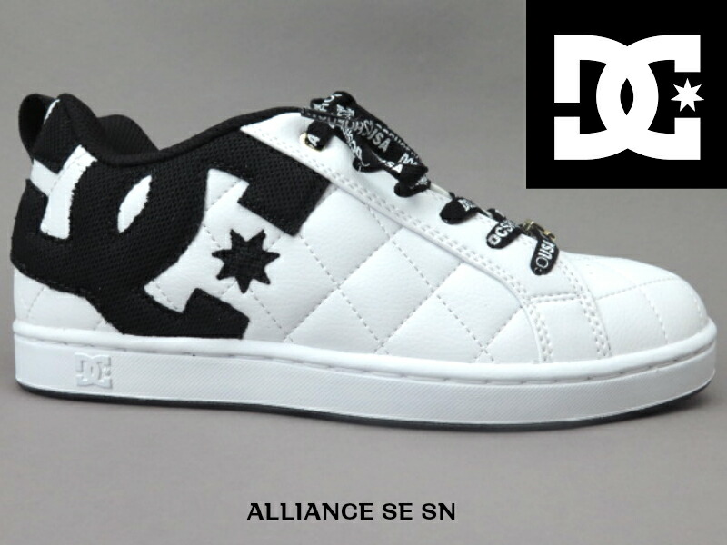 再再販 Dc Shoe Alliance Se Sn ディー シィー シューズ メンズスニーカースケートボード 通勤 通学 コートスケボー ローカット カジュアル Dm1029ホワイト ブラック Wbi 即納特典付き Faan Gov Ng