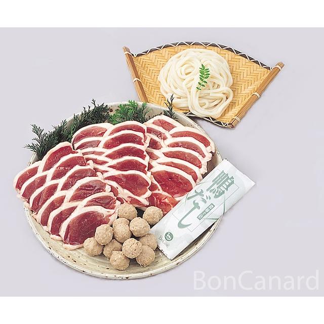 ボンカナール 合鴨鍋ギフト OF-60 5人前 合鴨ロース肉 鴨つくね 讃岐うどん 鴨だし 産地直送 正規代理店 大平産業