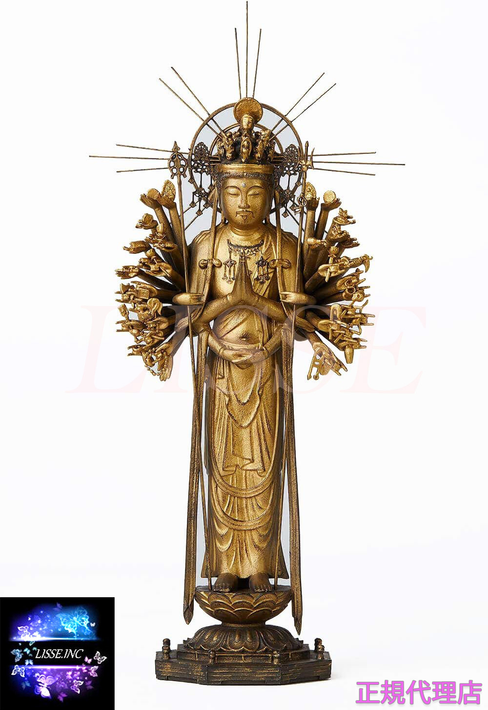 イスム TanaCOCORO 千手観音~慶派~ インテリア アジアン雑貨 置物 弥勒菩薩像 仏像 メーカー直送 正規品取扱店|リッスショップ 店