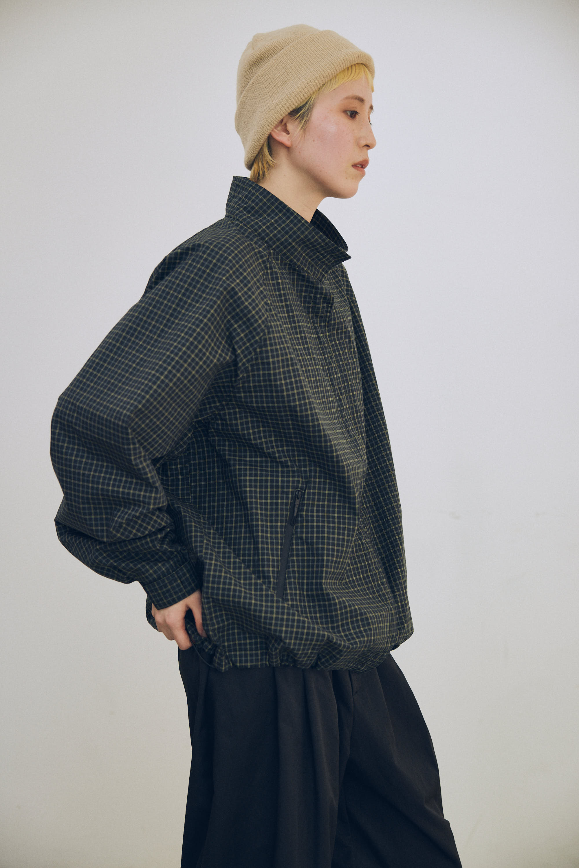 YSL ナイロンジャケット　ジップアップブルゾン 楽天市場】[SALE]URU : TASLAN NYLON - ZIP UP BLOUSON