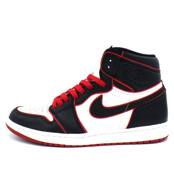 ナイキ NIKE 【 AIR JORDAN 1 RETRO HIGH OG Blood Line 555088 062 】 エア ジョーダン 1 レトロ ハイ ブロッド ライン スニーカー ブラック サイズ28cm f27612【中古】画像