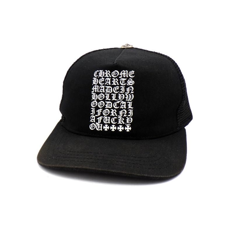 【国内正規品】クロムハーツキャップ　JPタグ　ブラック　ホワイト クロムハーツトラッカーキャップCHブラックホワイト|クロムハーツ通販