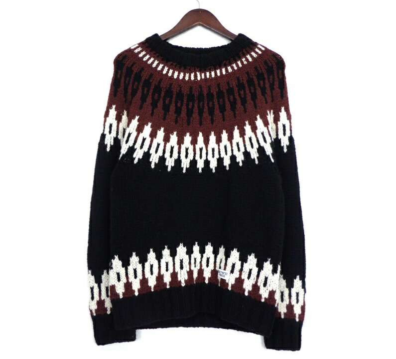 楽天市場】WACKO MARIA ワコマリア ニット サイズ:L 22AW パラダイス図