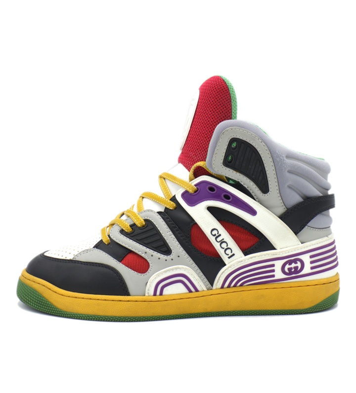 【楽天市場】グッチ GUCCI 【 BASKET 661303 】 インターロッキングG バスケットボールシューズ ハイカット スニーカー ...