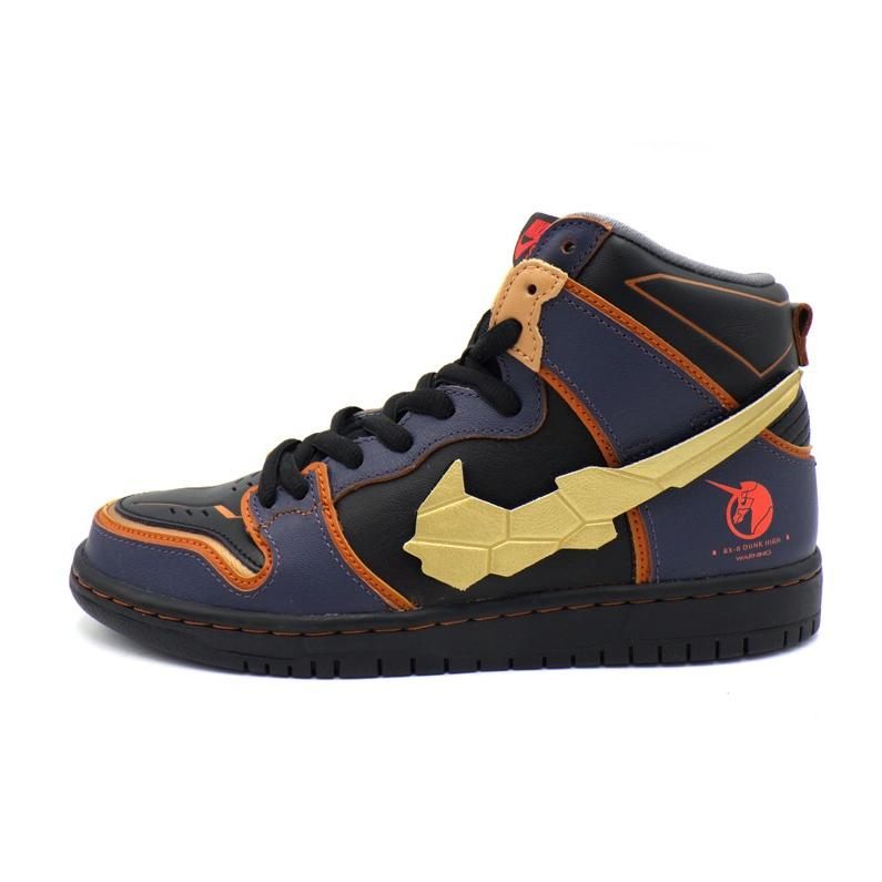 ナイキ NIKE × 火器防波堤 ユニ玉蜀黍 Gundam Unicorn 【 SB DUNK HIGH PRO QS BANSHEE DH7717 400 】 SB ダンク 御機嫌 バンシー スニーカー 米国海軍×黒いこと 大きさ25糎 48295【中古】
