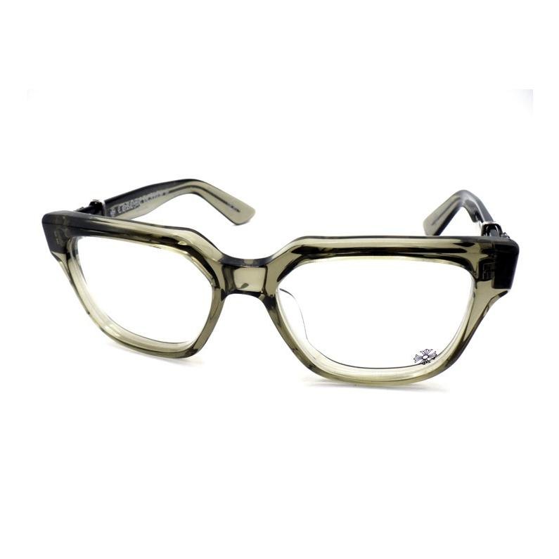 クロムハーツ CHROME HEARTS 【 VAGILLIONAIRE 2 】 ダガー テンプル ウェリントン 黒眼鏡 メガネ アイウェア 黒いこと 大きさ54□19-152 48776【中古】