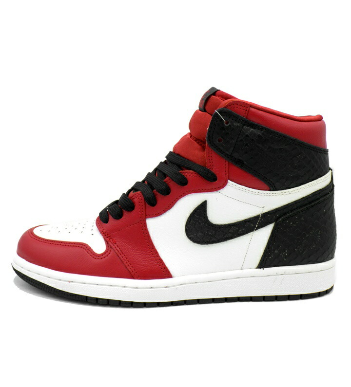 ナイキ NIKE 【 WMNS AIR JORDAN 1 HIGH OG Satin Red CD0461 601 】 ウィメンズ 大気圏 ジョーダン 1 御機嫌 繻子 赤いこと スニーカー 赤いこと×白いこと×黒いこと 大いさ26.5糎 h7646【中古】
