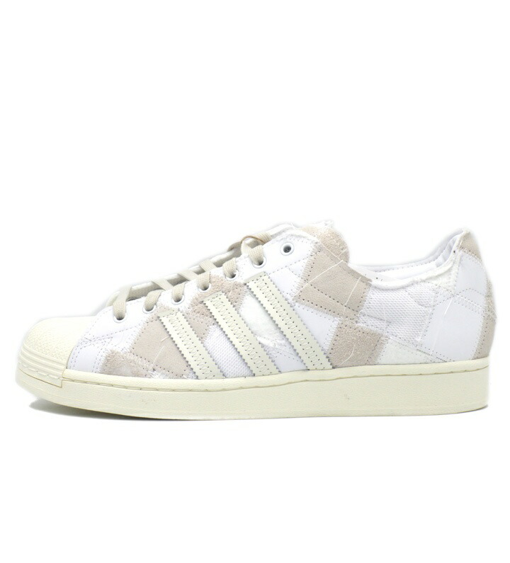 アディダス adidas × アトモス atmos 【 Superstar Atmos SH Recouture HP8713 】 はやりっ児 アトモス SH リクチュール ス二ーカー 白いこと×ベージュ 大きさ29珊 f30669【中古】