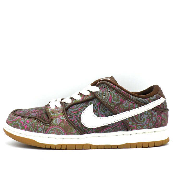 ナイキ NIKE 【 SB DUNK LOW PRM Brown Paisley DH7534 200 】 SB ダンク 置き目 赤銅色 ペイズリー スニーカー 大きさ27糎 f30712【中古】