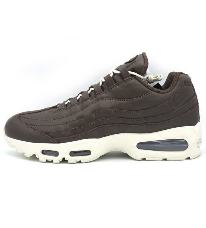 ナイキ NIKE 【 AIR MAX 95 Big Bubble Leather Baroque Brown Black IM0696 200 】 エア マックス 95 ビッグ バブル レザー バロック ブラウン ブラック スニーカー ブラウン×ホワイト サイズ30cm h7850 【中古】