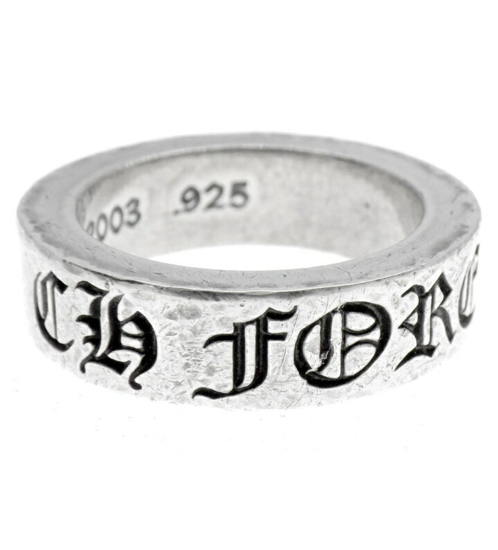 クロムハーツ CHROME HEARTS 【 6粍 SPACER FOREVER 】 スペーサー フォーエバー しろがね色 輪っか しろがね色 大きさ11号 49602【中古】