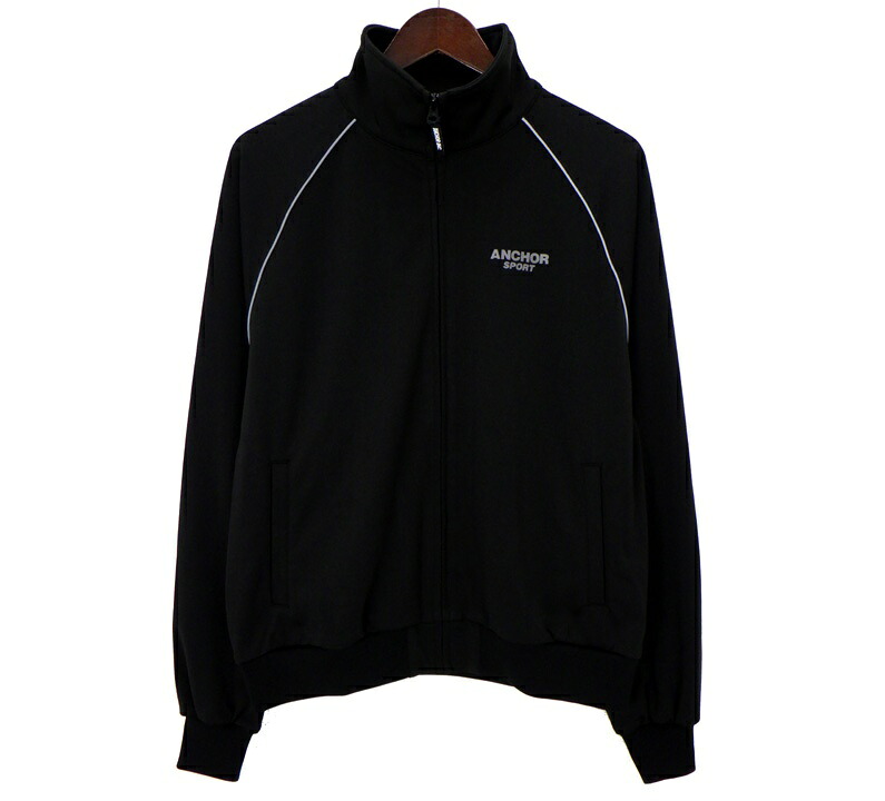船がかりインキ ANCHOR INC. 26SS 【 REFLECTIVE SPORT POLY TRACK JACKET ANCSS26OT03 】 リフレクティブ スポート ポリー 貨物自動車 上衣 黒いこと 大きさM 49708【中古】