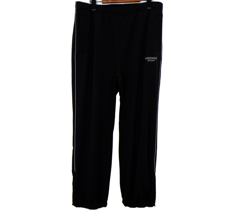 船掛かりインキ ANCHOR INC. 26SS 【 REFLECTIVE SPORT POLY TRACK PANTS ANCSS26PA02 】 リフレクティブ スポート ポリー 貨物自動車 ズボン下 黒いこと 大きさM 49710【中古】