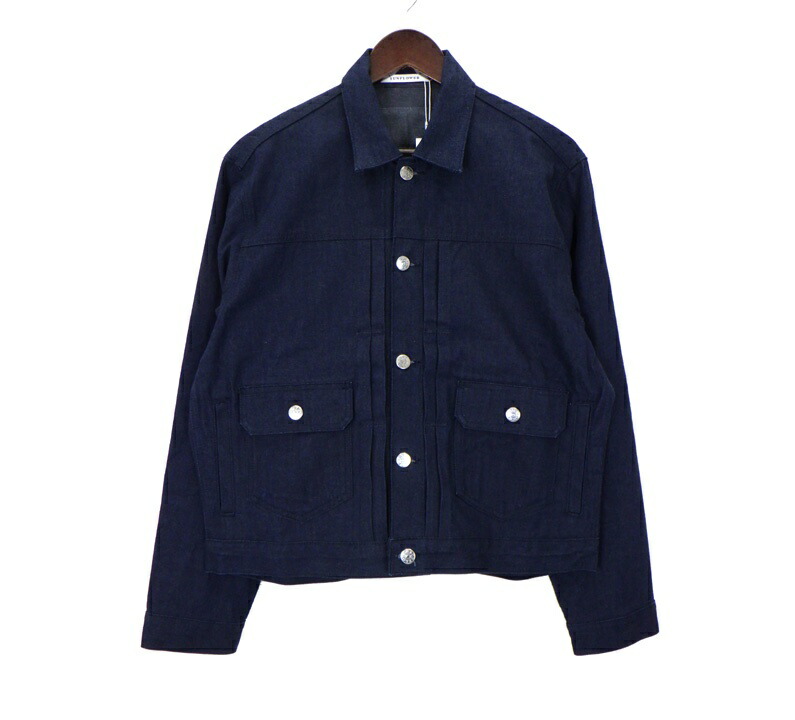 サンフラワー SUNFLOWER 【 TYPE2 CINCH JACKET 5137 】 クラシック シンチ バック デニム ジャケット インディゴ サイズS 49787 【中古】