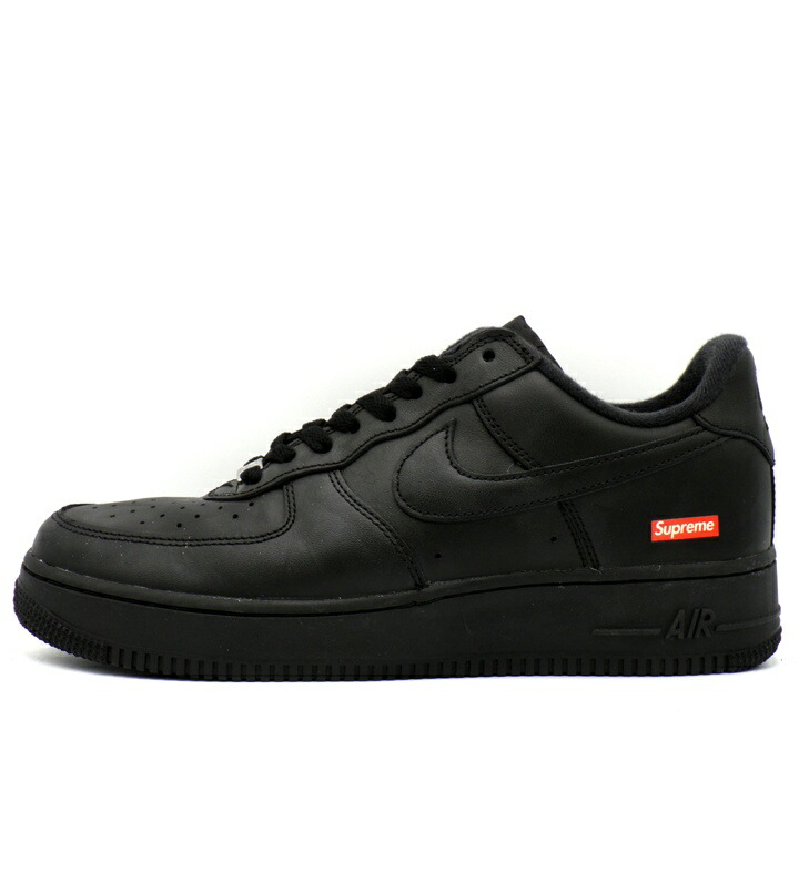 ナイキ NIKE × シュプリーム Supreme 【 AIR FORCE 1 LOW BLACK CU9225 001 】 大気圏 フォース 1 置き目 黒いこと スニーカー 黒いこと 大きさ27糎 f30850【中古】