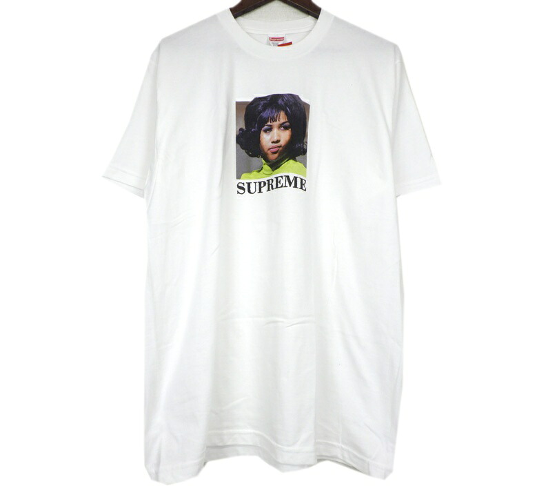 シュプリーム Supreme 26SS 【 ARETHA TEE 】 アレサ 半袖 ティーシャツ 白いこと 大きさM s5799【中古】