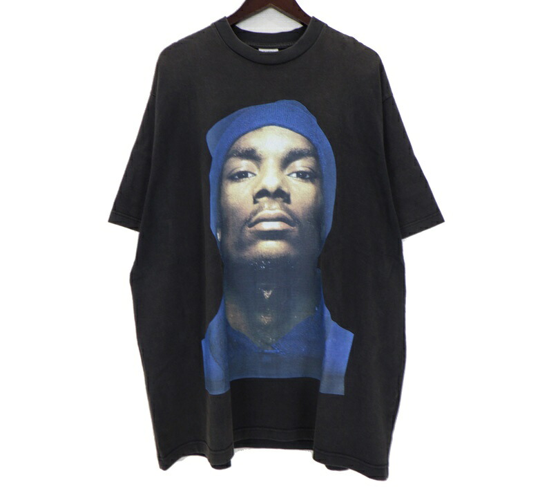 ヴェトモン VETEMENTS 16AW 【 Snoop Dogg WF17TP14 】 スヌープ 飼い犬 向こう正面 刷り上げる 厚地の外套大きさ 半袖 プルオーバー 黒いこと 大きさS 50095【中古】