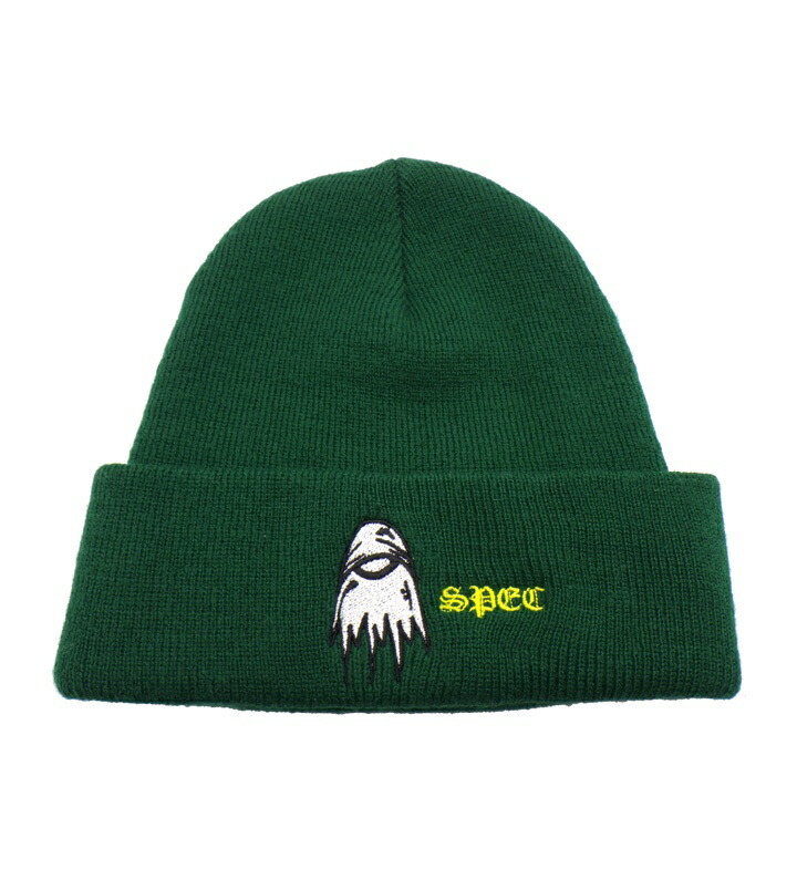 クロムハーツ CHROME HEARTS × マッティボーイ MATTY BOY 【 SPEC BEANIE 】 仕様 ビーニー ロゴタイプ 刺しゅう ビーニー 緑であること 50144 【中古】