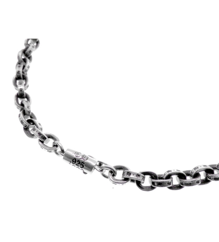 クロムハーツ CHROME HEARTS 【 PAPER CHAIN 18 】 しろがね色 調査報告チェーン店 首飾り 18inch 50471 【中古】
