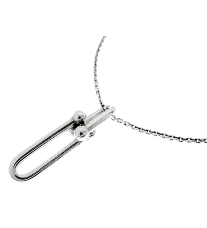 ティファニー TIFFANY\u0026Co ハードウエア 繋がり しろがね色 頸飾り しろがね色 50490【中古】