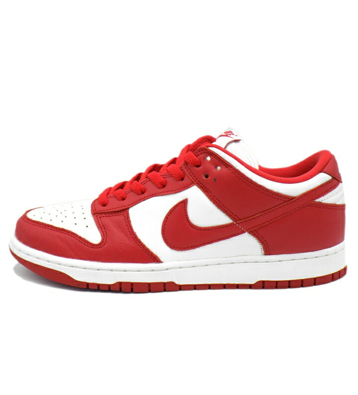 ナイキ NIKE 【 DUNK LOW SP UNIVERSITY RED CU1727 100 】 ダンク 置き目 白いこと ユニバーシティレッド スニーカー 赤いこと×白いこと 大きさ27.5糎 f31176【中古】