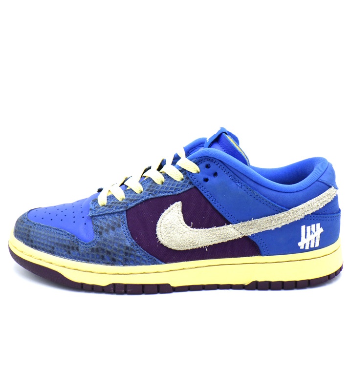 ナイキ NIKE × アンディフィーテッド UNDEEFEATED 【 DUNK LOW SP Royal DH6508 400 】 ダンク 置き目 ロイヤル スニーカー 青碧×パープル 大いさ27糎 f31212 【中古】