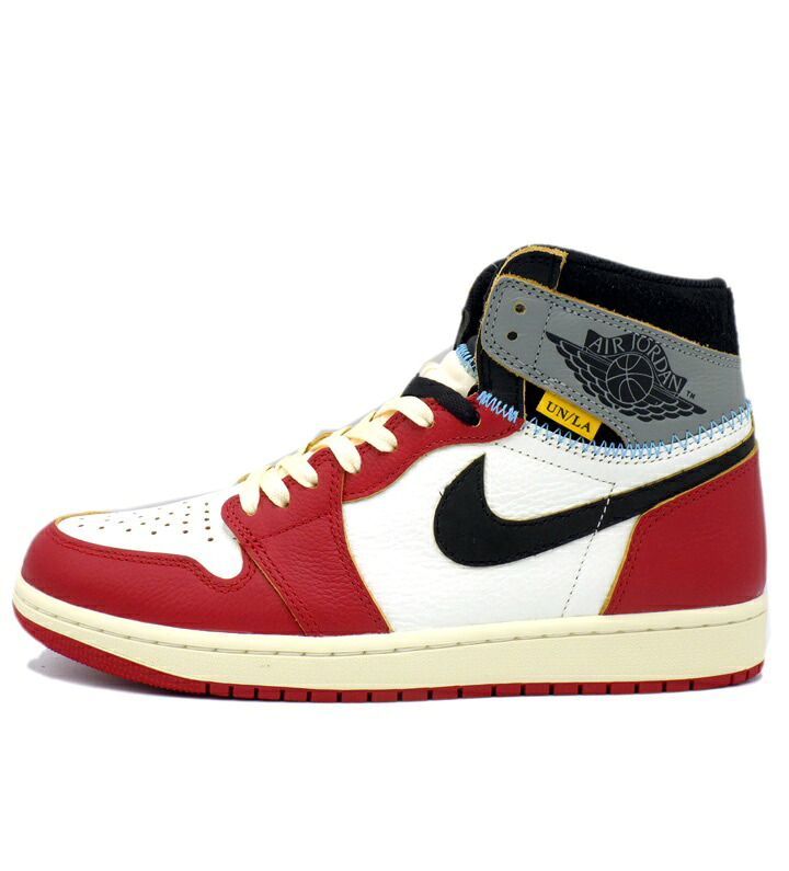 ナイキ NIKE × 単位労働組合 UNION 【 AIR JORDAN 1 RETRO HIGH OG CHICAGO SHADOW HV8563 600 】 大気圏 ジョーダン 1 御機嫌 風の強い町 影ぼうし スニーカー 白いこと×赤いこと×黒いこと 大いさ27.5糎 f31293【中古】