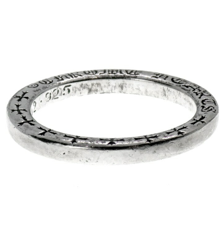 クロムハーツ CHROME HEARTS 【 NTFL 】 航空マイル トゥルー 転ばす 優しいこと 輪っか しろがね色 19号 n11256【中古】