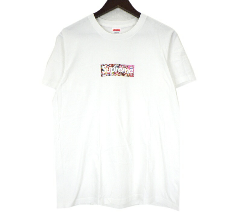 シュプリーム Supreme × 村上隆 20SS 【 COVID-19 Relief Box Logo Tee 】 ボックス席ロゴタイプ ティーシャツ 白いこと 大いさS 50765 【中古】