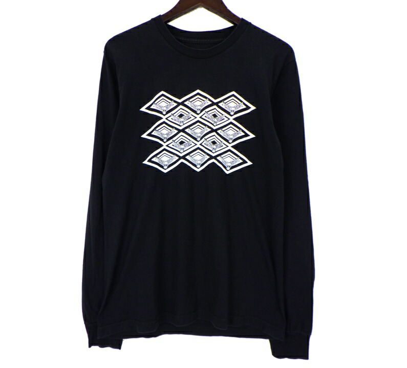 クロムハーツ CHROME HEARTS 【 FOTI 】 フォティ 刷り上げる ロング衣袂 ティーシャツ カットソー 黒いこと 大きさM 50778 【中古】