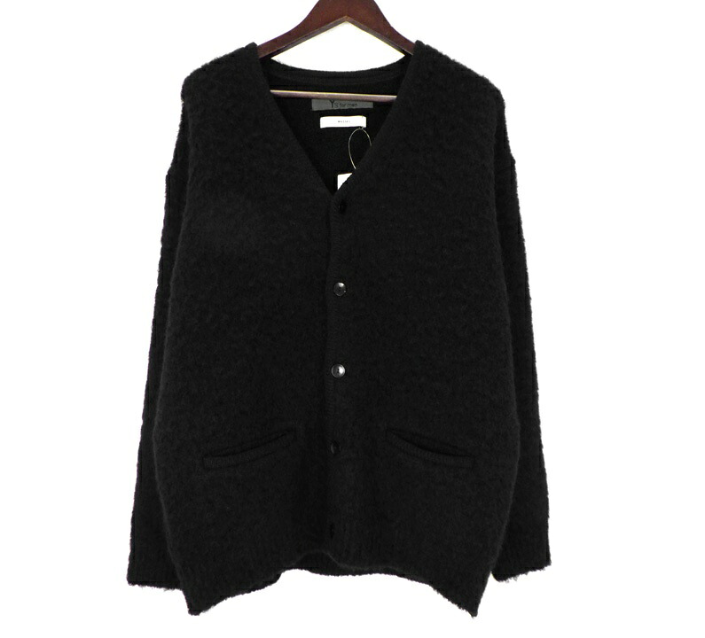 ワイズフォーメン Ys for men × マシス MASSES 25AW 【 MKL K49 989 】 編み物 ジレー 黒いこと 大きさ3 50726 【中古】