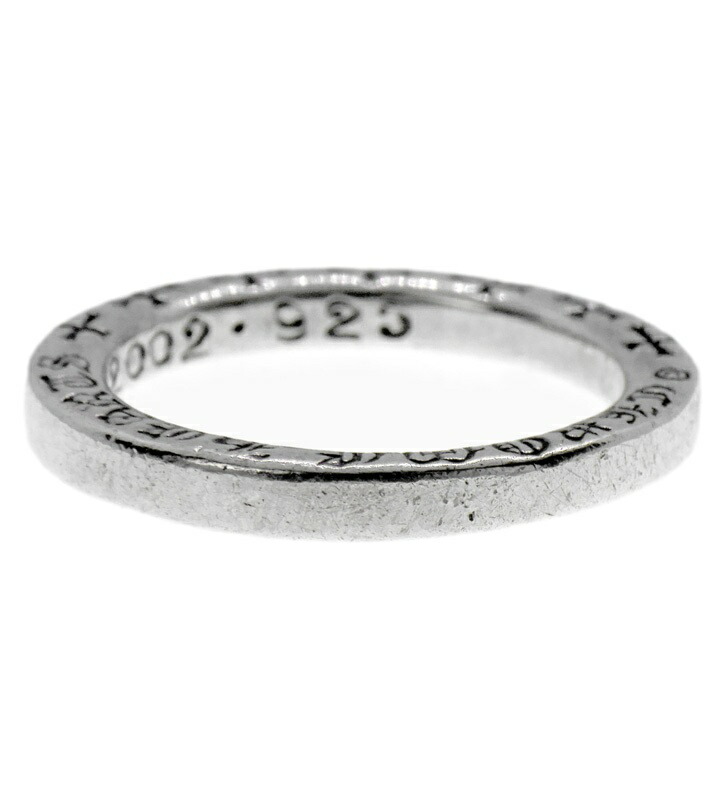クロムハーツ CHROME HEARTS 【 NTFL 】 航空マイル トゥルー 転ばす 優しいこと 輪っか しろがね色 大きさ11号 50801【中古】