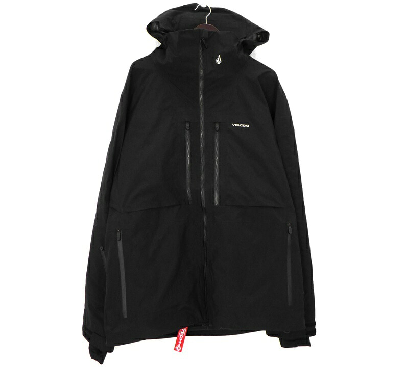 ボルコム VOLCOM 【 Tds Infrared Gore-Tex Jacket G0452500 】 TDS ゴアテックス ジップ 繰り上げる 上衣 黒いこと 大きさXL 50804【中古】