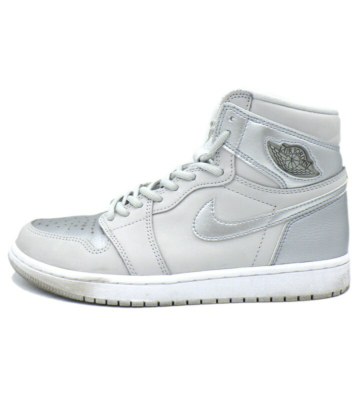 ナイキ NIKE 【 AIR JORDAN 1 HIGH OG CO JP TOKYO DC1788 029 】 エア湖 ジョーダン 1 ご機嫌 CO.JP 日本の首都 スニーカー 薄墨色×しろがね色 大きさ26.5糎 50860 【中古】